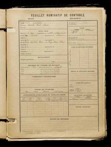 Godard, Léopold Henri Louis, né le 02 mai 1898 à Beaucourt-en-Santerre (Somme), classe 1918, matricule n° 171, Bureau de recrutement de Péronne