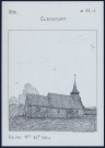 Elencourt (Oise) : église Xve-XVIe s - (Reproduction interdite sans autorisation - © Claude Piette)