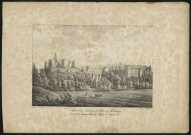 Ruines du château de Fère en Tardenois. Arrondissement de château-Thierry. Département de l'Aisne