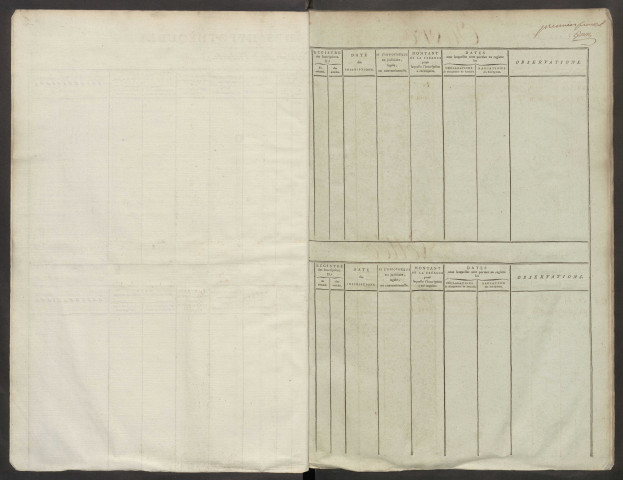 Répertoire des formalités hypothécaires, du 1er messidor an XI au 21 thermidor an XI, volume 55 (Conservation des hypothèques d'Amiens)