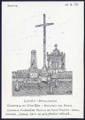 Clairy-Saulchoix : ensemble au cimetière, monument aux morts, chapelle funéraire - (Reproduction interdite sans autorisation - © Claude Piette)