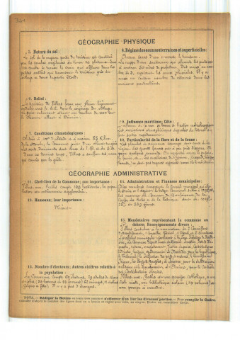 Villers Aux Erables : notice historique et géographique sur la commune