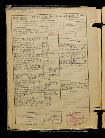 Hubert, Gustave Henri Noël, né le 14 mai 1898 à Bouzincourt (Somme), classe 1918, matricule n° 9, Bureau de recrutement de Péronne