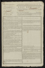 État nominatif des citoyens qui ont le droit de voter. Élections communales de l'an 9 : Dommartin