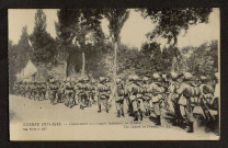 GUERRE 1914-1915. CAMPEMENT DES TROUPES INDIENNES EN FRANCE. THE INDIEN IN FRANCE