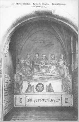 Eglise St-Sépulcre - Ensevelissement du Christ (1550)