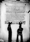 Charte avec sceaux, 1266