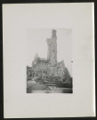 Soissons. Tour sud vue prise de la tourelle du sommet de l'escalier de la tour inachevée de la cathédrale Saint-Gervais-et-Saint-Protais