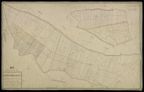 Plan du cadastre napoléonien - Davenescourt : Balencourt (Au) ; Cathelet (Au), F2 et partie de la section C développée