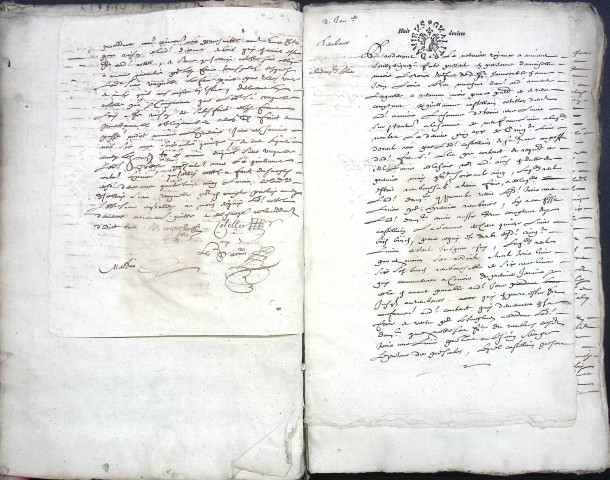 Etude de Me François Lecaron à Amiens (étude n°11). Minutes de l'année 1675