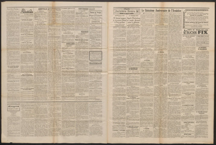 Le Progrès de la Somme, numéro 19799, 12 novembre 1933