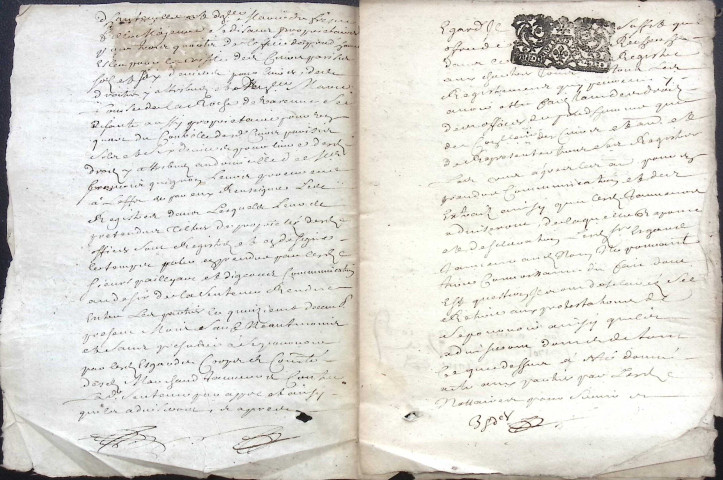 Etude de Me Nicolas Rouget à Amiens (étude n°5). Minutes de l'année 1701