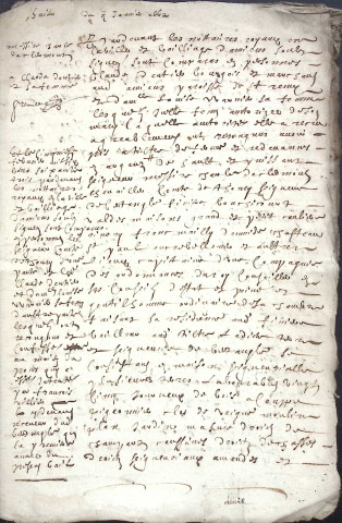Etude de Me Antoine Limeu à Amiens (étude n°6). Minutes de l'année 1662