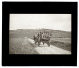 Chemin d'Hébécourt à Nampty - octobre 1931
