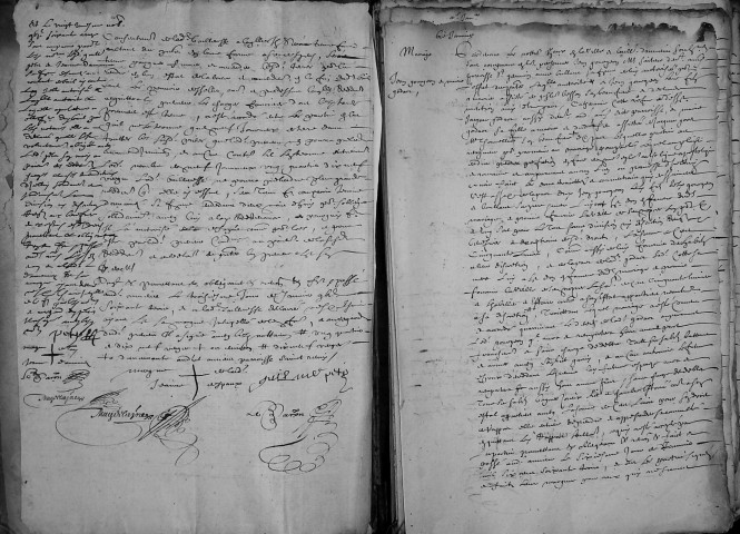 Etude de Me François Lecaron à Amiens (étude n°11). Minutes de l'année 1663