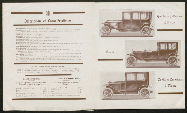 Publicités automobiles : Secqueville et Hoyau