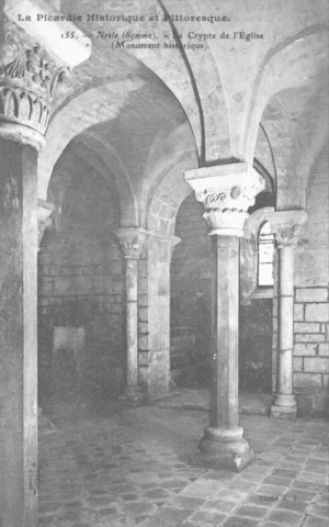 La crypte de l'église (Monument historique)