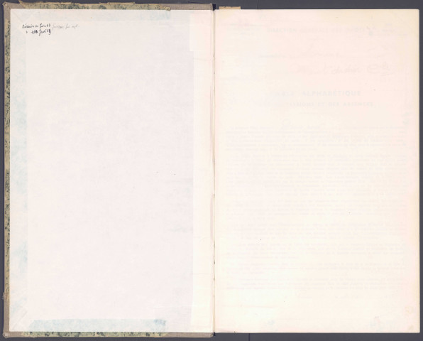 Table des successions et absences du bureau de Montdidier