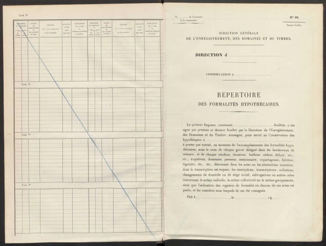 Répertoire des formalités hypothécaires, du 06/10/1945 au 07/02/1946, registre n° 014 (Conservation des hypothèques de Montdidier)