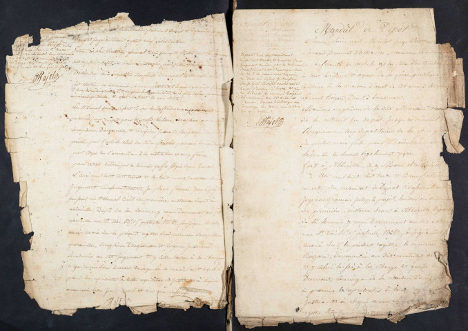 Maison d'arrêt d'Abbeville. Prévenus, condamnés et détenus. Registre d'écrou : sans numéro d'écrou. 08 mars 1830 - 17 février 1831