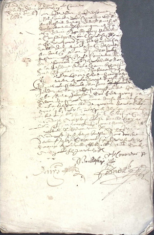 Etude de Me Antoine Perdu à Amiens (étude n°26). Minutes de l'année 1666