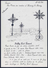 Belloy-Saint-Léonard : trois croix de fer du vieux cimetière isolé - (Reproduction interdite sans autorisation - © Claude Piette)