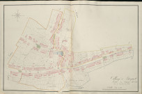 Plan du cadastre napoléonien - Atlas cantonal - Proyart : Village (Le), B, C, D et E développées