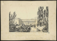 Bibliothèque d'Amiens en 1825 par M.Cheussey architecte de la ville