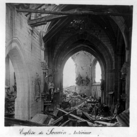 Eglise de Souain. Intérieur