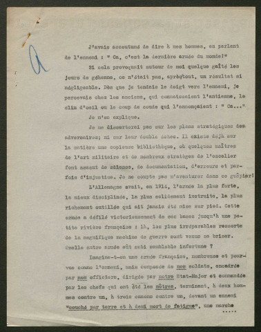 Témoignage de Girard, Georges et correspondance avec Jacques Péricard