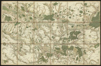 Carte de Cassini : Beauvais, Clermont, Pont-Sainte-Maxence, Compiègne, Senlis, Nanteuil, Chaumont, L'Isle-Adam, Beaumont, Luzarches