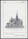 Crépy-en-Valois (Oise) : l'église Saint-Denis - (Reproduction interdite sans autorisation - © Claude Piette)