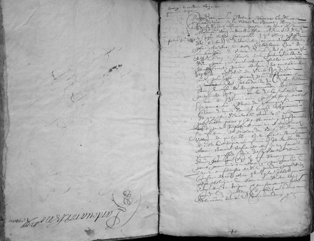 Etude de Me Jean Daiz à Amiens (étude n°22). Minutes de l'année 1657