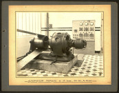 Reconstruction de la Fabrique Française de Gazes à Bluter (F.F.G.B.) à Sailly-Saillisel (Somme). Alternateur triphasé de 75 Kwatts, 200 volts, 50 périodes