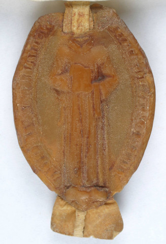 Sceau - Richard de Santa Fide, archidiacre d'Amiens (1244-1247)
