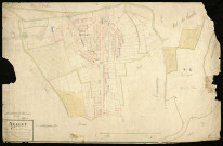 Plan du cadastre napoléonien - Aveluy : Plaine Sainte Marguerite (La) ; Village (Le) ; Bois de Lahaie (Le), C2 (développement du Village) et partie détachée de B