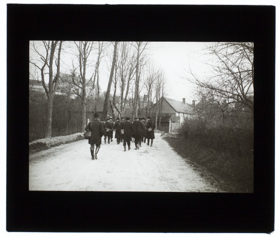 Groupe, Société photographique à Lucheux - 1905