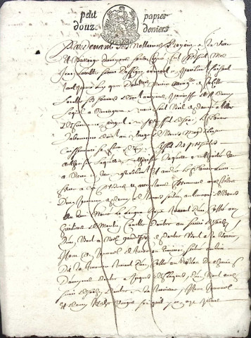 Etude de Me Philippe Caron à Amiens (étude n°1). Minutes de l'année 1685
