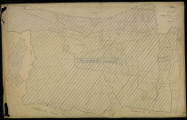 Plan du cadastre napoléonien - Moreuil (Castel) : Chemin de Jean Riche (le), B