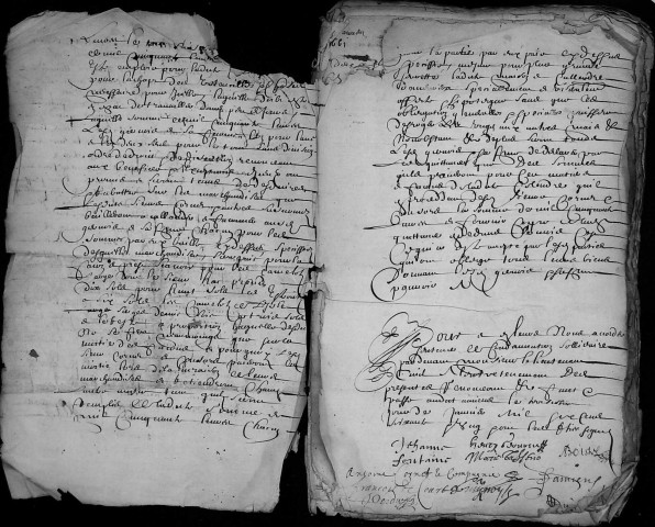 Etude de Me Antoine Ricard à Amiens (étude n°25). Minutes de l'année 1661