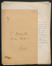 Témoignage de Desaulle, Pierre et correspondance avec Jacques Péricard