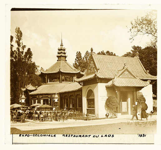 Exposition coloniale internationale : restaurant du Laos