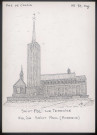 Saint-Pol-sur-Ternois (Pas-de-Calais) : église Saint-Paul - (Reproduction interdite sans autorisation - © Claude Piette)