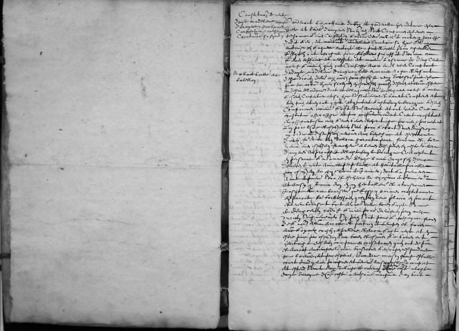 Etude de Me François Lecaron à Amiens (étude n°11). Minutes de l'année 1646