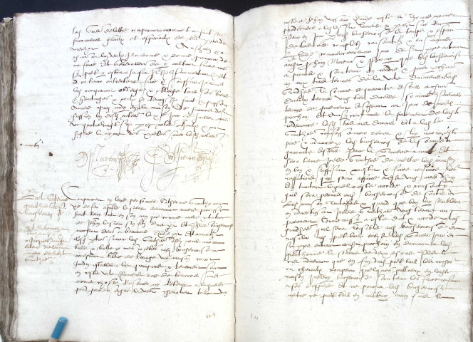 Etude de Me François De Saint-Fuscien à Amiens (étude n°26). Minutes de l'année 1586