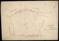 Plan du cadastre napoléonien - Cramont : Chef-lieu (Le), développement