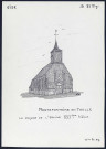 Mortefontaine-en-Thelle (Oise) : façade de l'église - (Reproduction interdite sans autorisation - © Claude Piette)