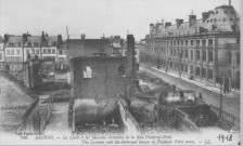 Amiens - Le Lycée et les Maisons détruites de la rue Frédéric-Petit - The Lyceum and the destroyed houses in Frederic Petit street