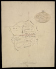Plan du cadastre napoléonien - Meneslies : tableau d'assemblage