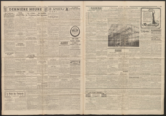 Le Progrès de la Somme, numéro 21330, 5 février 1938